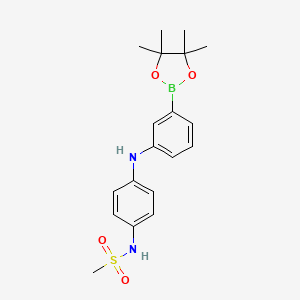 Methanesulfonamide, N-[4-[[3-(4,4,5,5-tetramethyl-1,3,2-dioxaborolan-2-YL)phenyl]amino]phenyl]-