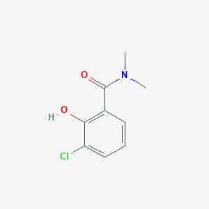 molecular formula C9H10ClNO2 B15522623 3-Chloro-2-hydroxy-N,N-dimethylbenzamide 