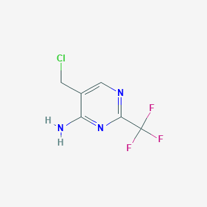 5-(Chloromethyl)-2-(trifluoromethyl)pyrimidin-4-amine