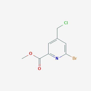 Methyl 6-bromo-4-(chloromethyl)pyridine-2-carboxylate