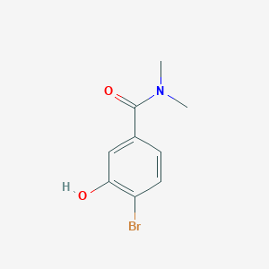 molecular formula C9H10BrNO2 B15522718 4-Bromo-3-hydroxy-N,N-dimethylbenzamide 