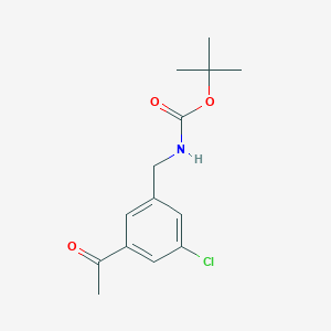 Tert-butyl 3-acetyl-5-chlorobenzylcarbamate