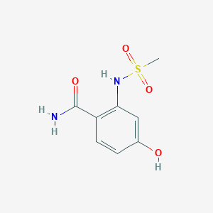 molecular formula C8H10N2O4S B15522736 4-Hydroxy-2-(methylsulfonamido)benzamide 