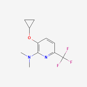 3-Cyclopropoxy-N,N-dimethyl-6-(trifluoromethyl)pyridin-2-amine