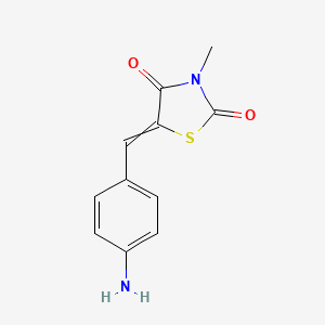 5-[(4-Aminophenyl)methylidene]-3-methyl-1,3-thiazolidine-2,4-dione