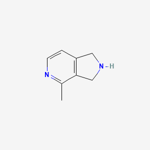 molecular formula C8H10N2 B15522815 4-Methyl-2,3-dihydro-1H-pyrrolo[3,4-C]pyridine 