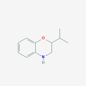 molecular formula C11H15NO B15522902 2-Isopropyl-3,4-dihydro-2H-1,4-benzoxazine 