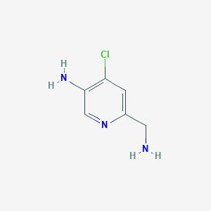 molecular formula C6H8ClN3 B15522925 6-(Aminomethyl)-4-chloropyridin-3-amine 