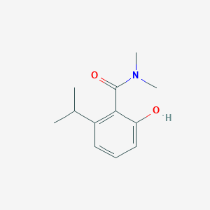 molecular formula C12H17NO2 B15522966 2-Hydroxy-6-isopropyl-N,N-dimethylbenzamide 