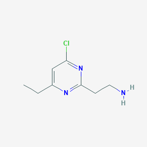 2-(4-Chloro-6-ethylpyrimidin-2-YL)ethan-1-amine