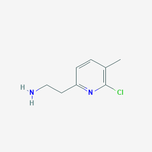 molecular formula C8H11ClN2 B15522995 2-(6-Chloro-5-methylpyridin-2-YL)ethanamine 