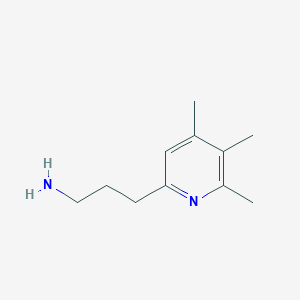 3-(4,5,6-Trimethylpyridin-2-YL)propan-1-amine