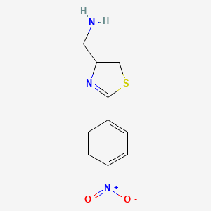 molecular formula C10H9N3O2S B15523030 (2-(4-Nitrophenyl)thiazol-4-YL)methanamine 