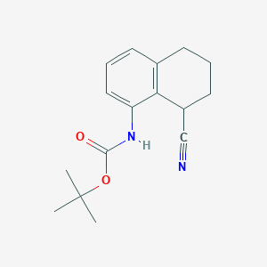 Tert-butyl 8-cyano-5,6,7,8-tetrahydronaphthalen-1-ylcarbamate