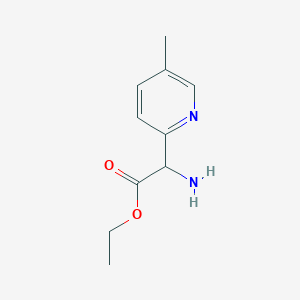 Ethyl 2-amino-2-(5-methylpyridin-2-yl)acetate