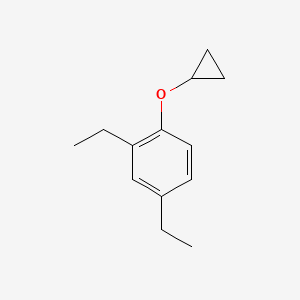 1-Cyclopropoxy-2,4-diethylbenzene