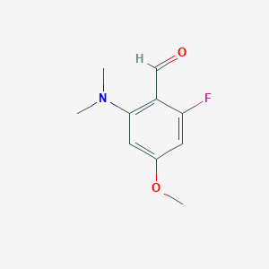 2-Dimethylamino-6-fluoro-4-methoxybenzaldehyde