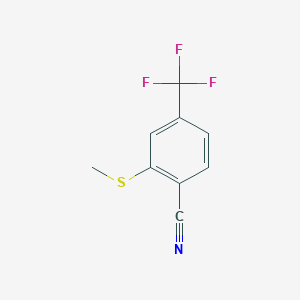 2-Methylthio-4-trifluoromethylbenzonitrile