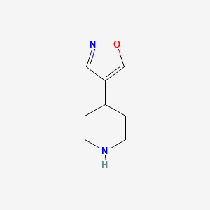 molecular formula C8H12N2O B15523114 4-Isoxazol-4-ylpiperidine 