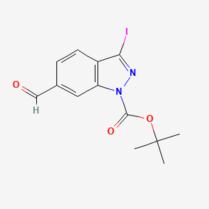 Tert-butyl 6-formyl-3-iodo-1H-indazole-1-carboxylate