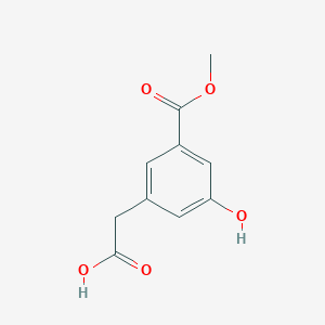 molecular formula C10H10O5 B15523198 [3-Hydroxy-5-(methoxycarbonyl)phenyl]acetic acid 