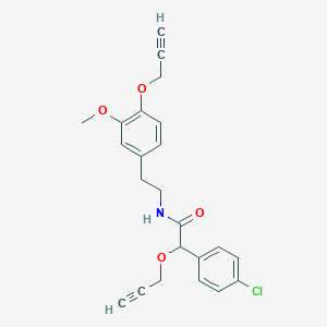 molecular formula C23H22ClNO4 B155232 甲氧基丙酰胺 CAS No. 374726-62-2
