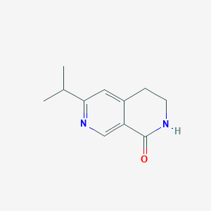 molecular formula C11H14N2O B15523235 6-Isopropyl-3,4-dihydro-2,7-naphthyridin-1(2H)-one 