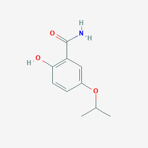 molecular formula C10H13NO3 B15523243 2-Hydroxy-5-isopropoxybenzamide 