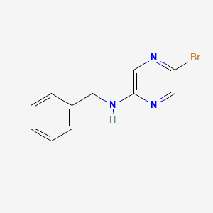 molecular formula C11H10BrN3 B15523293 N-Benzyl-5-bromopyrazin-2-amine 