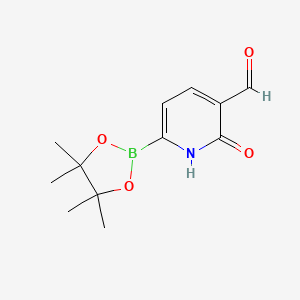 (5-Formyl-6-hydroxypyridin-2-YL)boronic acid pinacol ester