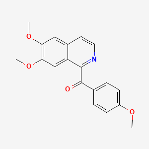 (6,7-Dimethoxyisoquinolin-1-yl)(4-methoxyphenyl)methanone