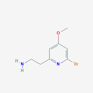 2-(6-Bromo-4-methoxypyridin-2-YL)ethanamine