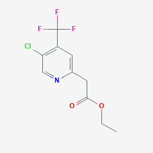 Ethyl [5-chloro-4-(trifluoromethyl)pyridin-2-YL]acetate