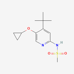 N-(4-Tert-butyl-5-cyclopropoxypyridin-2-YL)methanesulfonamide