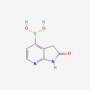 (2-Oxo-2,3-dihydro-1H-pyrrolo[2,3-b]pyridin-4-yl)boronic acid