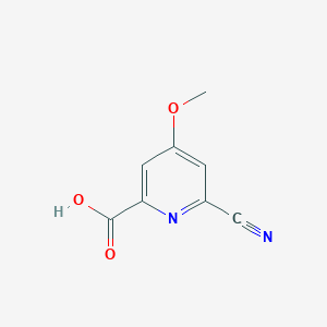 6-Cyano-4-methoxypicolinic acid