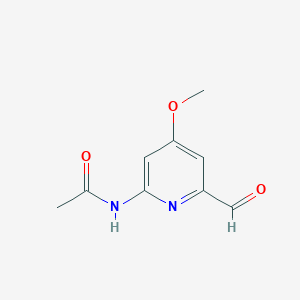 N-(6-Formyl-4-methoxypyridin-2-YL)acetamide