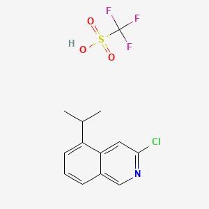 3-Chloro-5-isopropylisoquinoline trifluoromethanesulfonate