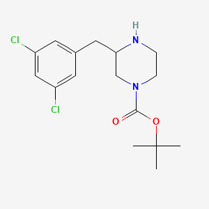 molecular formula C16H22Cl2N2O2 B15523588 3-(3,5-Dichloro-benzyl)-piperazine-1-carboxylic acid tert-butyl ester 