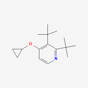 molecular formula C16H25NO B15523592 2,3-DI-Tert-butyl-4-cyclopropoxypyridine 