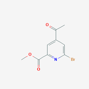 Methyl 4-acetyl-6-bromopyridine-2-carboxylate