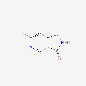 molecular formula C8H8N2O B15523604 6-Methyl-1,2-dihydro-3H-pyrrolo[3,4-C]pyridin-3-one 