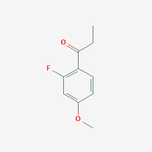 molecular formula C10H11FO2 B15523635 2'-Fluoro-4'-methoxypropiophenone 