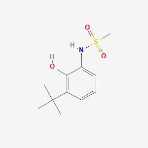 molecular formula C11H17NO3S B15523649 N-(3-Tert-butyl-2-hydroxyphenyl)methanesulfonamide CAS No. 1243360-31-7