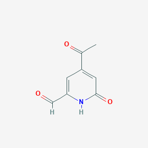 4-Acetyl-6-hydroxypyridine-2-carbaldehyde