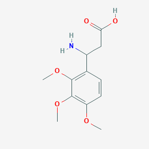 3-Amino-3-(2,3,4-trimethoxyphenyl)propanoic acid