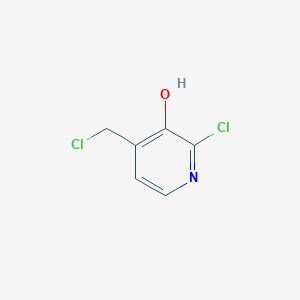 2-Chloro-4-(chloromethyl)pyridin-3-OL