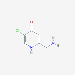 2-(Aminomethyl)-5-chloropyridin-4-OL