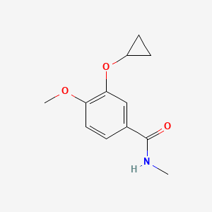 3-Cyclopropoxy-4-methoxy-N-methylbenzamide