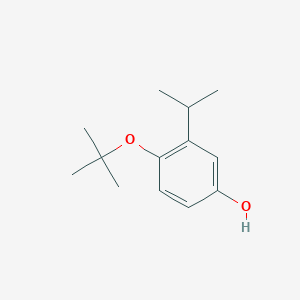 molecular formula C13H20O2 B15524033 4-Tert-butoxy-3-isopropylphenol 